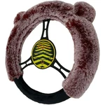 New Red/white Faux Fur Bear Ears Plush Steering Wheel Cover Truck/car 14.5-15.5. Fixed Price $17.77.