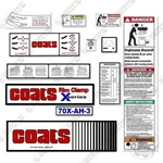 Fits Coats 70X-AH-3 Decal Kit Rim Clamp Year Outdoor 3M Vinyl!. Fixed Price $74.95.