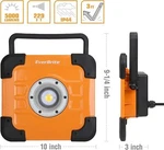 Everbrite 60W 5000LM Cree Cob Work Adjustable Lighting Angles 5FT Cord New. Fixed Price $64.99.
