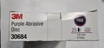 3M 30684 Purple Abrasive Disc Inch P80E - 25/BOX. Fixed Price $46.99.