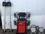 John Bean EEWA550A Wheel Aligner System W/hp Compaq 6005 4X Targets 128 624. Fixed Price $4499.92.