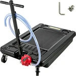 Vevor Oil Drain Pan Portable 17 Gal For Truck Car W/ Pump 8 Ft Hose Low Profile. Fixed Price $179.99.