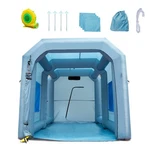 Vevor Inflatable Spray Booth Car Paint Tent 13X10X9FT Filter System Blower 900W. Fixed Price $265.99.
