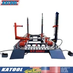 Katool 22 Feet 4 Towers Auto Body Frame Machine With Clamps Hooks Tools Cart. Fixed Price $10899.00.