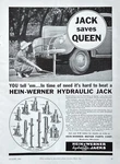 1941 Ad Hein Werner Motor Parts Corp Waukesha Wi Model 1.21A Hydraulic Jack. Fixed Price $19.95.