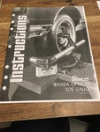 Snap-on Optical Toe Gauge WA110A Instructions Manual. Fixed Price $16.85.