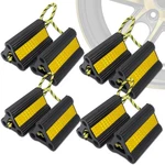 Vacallity Wheel Chocks For Rv Trailer Car Truck, Upgrade Rubber 6.2 4PAIR. Fixed Price $96.01.