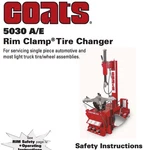 Coats 5030A 5030E Tire Changer Instruction & Parts Manual Cdrom. Fixed Price $25.00.