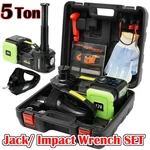 Electric Hydraulic Floor Jack 5 Ton 12V Impact Wrench Tire Inflator Pump Car Kit. Fixed Price $84.99.