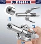 Grease Gun Coupler Double Handle High Pressure Quick Release Lock Oil Nozzles. Fixed Price $6.94.