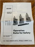 Sears Hydraulic Jack Manual 214-121301 214-121401 214-121501 2-6 Ton. Fixed Price $14.99.