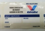 Lot Of 22 2016 Valvoline Oil Change Reminder Static Cling Stickers Oem V-4428-00. Fixed Price $16.00.