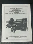 Fmc Barret B-546 Disc Brake Cross Feed Lathe Operating Parts Manual B-400. Fixed Price $25.00.