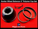 Hunter Wheel Balancer 6" Pressure Cup & Protector Rings For Wing Nut 175-392-1. Fixed Price $69.00.