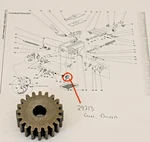 Ammco 29213 Gear, Driven For 3850 & 3860 Brake Lathe. Fixed Price $75.00.