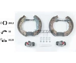 Brake Shoe Set Kit Pro Textar 84057401 For Smart. Fixed Price $174.44.
