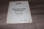 Jenny Super 200-C Pressure Washer Singlesheet Brochure & Instruction Manual 1973. Fixed Price $5.00.