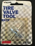 New Victor 4-WAY Tire Valve Repair Tool V-714. Fixed Price $9.77.
