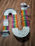 Hot Wheels Mario Kart Rainbow Road Race Track Set Lights & Sounds Work! 5 Cars. Fixed Price $119.99.