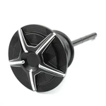 Black White Transmission Oil Dipstick Fill Plug For Harley Softail 1984-99 1985. Fixed Price $42.05.