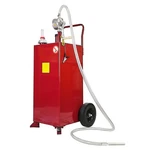 Portable 30 Gas Transfer Caddy Oil Fuel Diesel Tank Dispenser W/ Rotary Pump. Fixed Price $165.03.