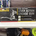 Legacy Manufacturing Workforce Pro Dual Setting Lever Action Grease Gun. Fixed Price $29.99.