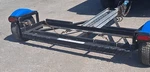Eze-tow Dolly Trailer Blue Chains Lights Bumper Pull 2 Axle. Fixed Price $450.00.