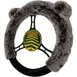 New Grey/black Faux Fur Bear Ears Plush Steering Wheel Cover Truck/car 14.5-15.5. Fixed Price $17.77.