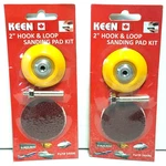 Lot Of Keen 2" Hook & Loop Sanding Pad Kit 40, 80, 120 Grit 1/4" Shank 54496. Fixed Price $10.39.
