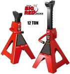 Pair 12 Ton Torin High Jack Stands Garage Car Truck Lift... Fixed Price $115.16.