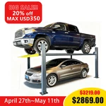 Katool Auto Lift 8500LB 4-POST Extra Long/wide/tall Storage Service Car. Fixed Price $3219.00.