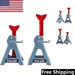 T-6903D Pro Lift Ton Double Locking Jack Stands For Secure Vehicle Support. Fixed Price $101.99.