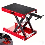 Vevor Motorcycle Scissor Jack Lift 1100 Lbs Wide Deck Hoist Stand For Atvs Bike. Fixed Price $39.99.