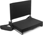 Cascade Mountain Tech Deluxe Stadium Seat, One Size, Black Ultra Padded. Fixed Price $39.00.