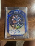 2022 Panini One Jeremy Shockey 2021 Once Upon Time Autograph Blue # /75. Fixed Price $80.00.