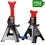 Craftsman 4-TON Jack Stands Heavy-duty Steel Adjustable Height Pair New. Fixed Price $88.80.