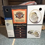 Harley-davidson 94793-01 , 6" Metal Parts Tray Bowl W/ Magnetic Base. Fixed Price $21.00.