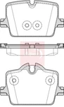 Apec PAD2297 Rear Brake Set Fits Bmw 3 I4 Z4 Series. Fixed Price $57.70.
