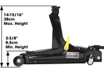 Torin Black Jack 2-TON Hydraulic Trolley 360 Rotation Handle& Original Case. Fixed Price $150.00.