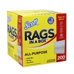 Scott Rags All-purpose Shop Towels Heavy-duty, Cloth-like, Absorbent, 200/BOX. Fixed Price $26.00.