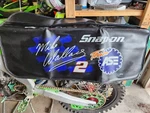 Snap-on Nascar Rubber-backed Black Fender Covers/mats. Fixed Price $100.00.