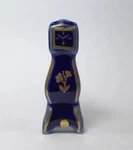 Limoges France Porcelain Grandfather Clock Dollhouse Miniature Trinket Blue. Fixed Price $23.99.