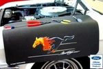 Fender Gripper Protective Cover Cushion W/ Ford Mustang Flaming Running Pony. Fixed Price $54.95.