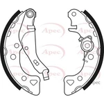Apec Rear Brake Shoes SHU663 - High Quality Precision Engineered Part. Fixed Price $28.78.
