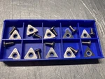 (10) Fmc John Bean 90327 .048" Brake Lathe Positive Carbide Bits/inserts Kit. Fixed Price $39.99.
