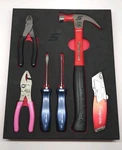 Snap On Kitchen Drawer 6PC Tool Set Pliers Screwdrivers Hammer Ktchndrwr Custom. Fixed Price $325.00.