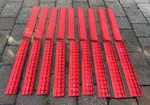 Swisstrax Pegged Male Edge Pro (15.75 ) Racing Red, 18 Pieces/tiles. Fixed Price $49.99.