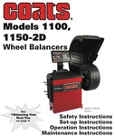 Coats 1100 1150-2D Tire/wheel Balancer Instruction Manual Cdrom. Fixed Price $25.00.