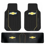 Chevrolet 2 Front & 1 Rear Runner Rubber Floor Mats Chevy Car Truck Suv Van Gift. Fixed Price $108.89.