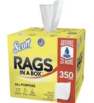 Scott Shop Rags Box Pick 85 Or 350 Sheets - Free And Fast Shipping. Fixed Price $38.99.